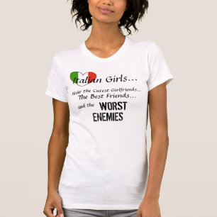 Italienische Mädchen T-Shirt