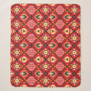 Italienische Majolika: bestickt mit floralen Tile. Sherpadecke