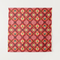 Italienische Majolika: bestickt mit floralen Tile.