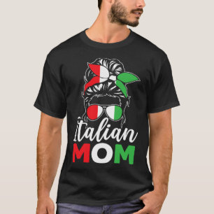 Italienische Mama Europa Land Reisen Italien Mütte T-Shirt