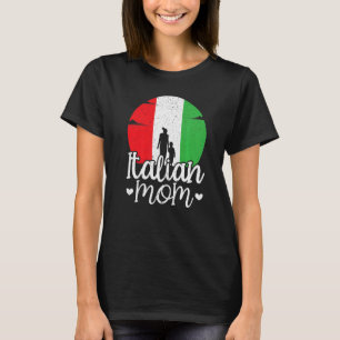 Italienische Mama Europa Land Reisen Italien Mütte T-Shirt