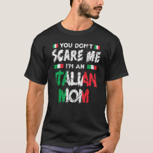 Italienische Mama Italien Flaggenmitgliedstaat Vin T-Shirt