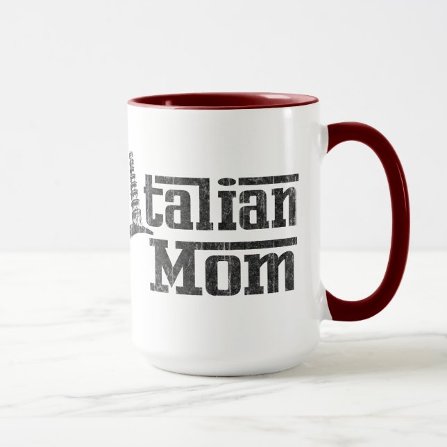 Italienische Mama-Kaffee-Tasse Tasse (Rechts)