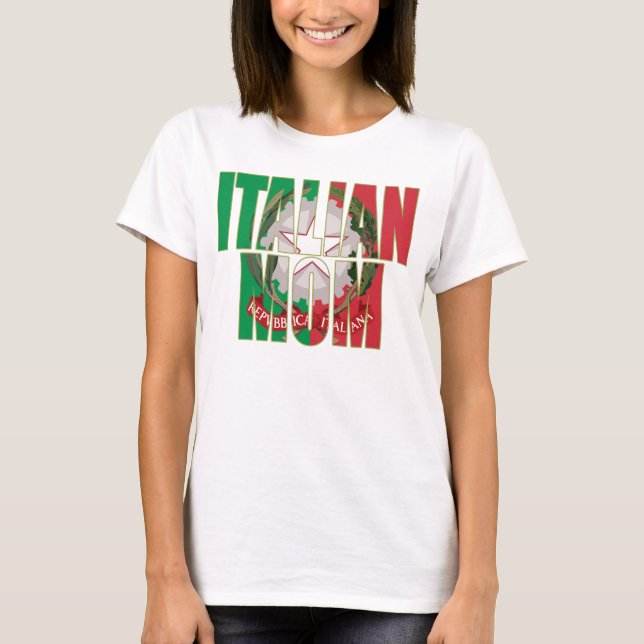 Italienische Mama T-Shirt (Vorderseite)