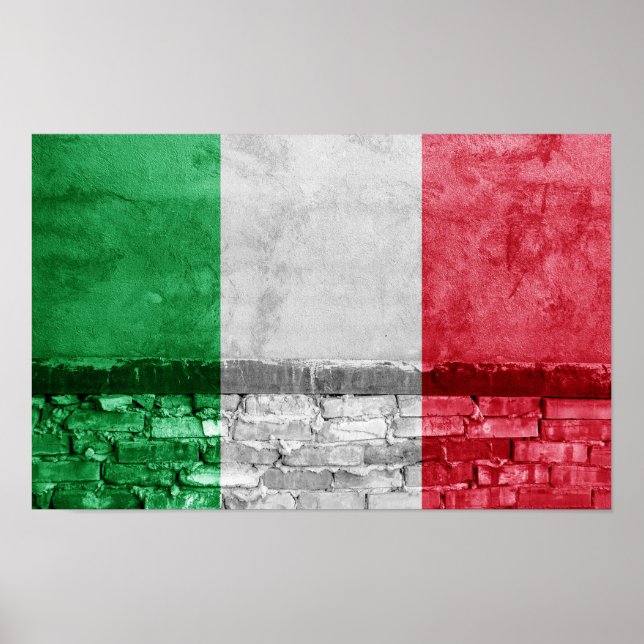 Italienische Mauer Poster (Vorne)