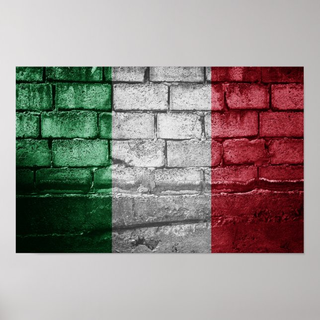 Italienische Mauer Poster (Vorne)