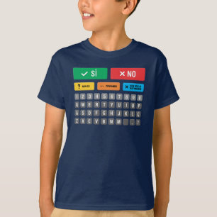 Italienische Mitteilung zur Autismus-AAC-PECS-Mitt T-Shirt