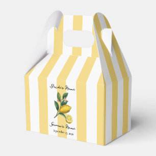 Italienische Mittelmeer-Zitrus-Limonien-Hochzeit Geschenkschachtel