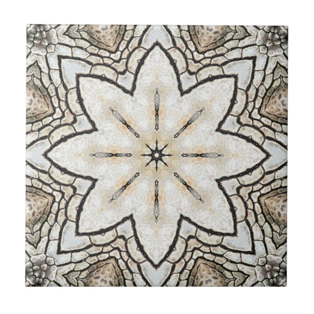 Italienische Mosaik Nature Star Keramik Tile Fliese (Vorderseite)