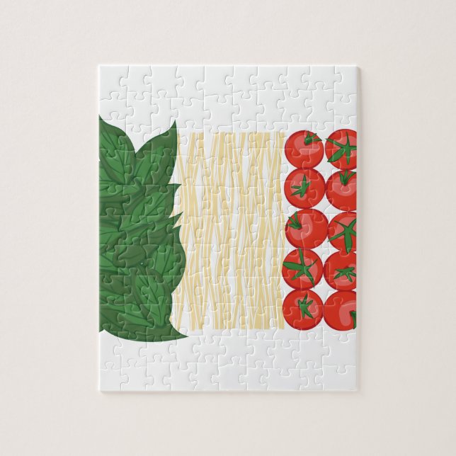 Italienische Nahrung Puzzle (Vertikal)