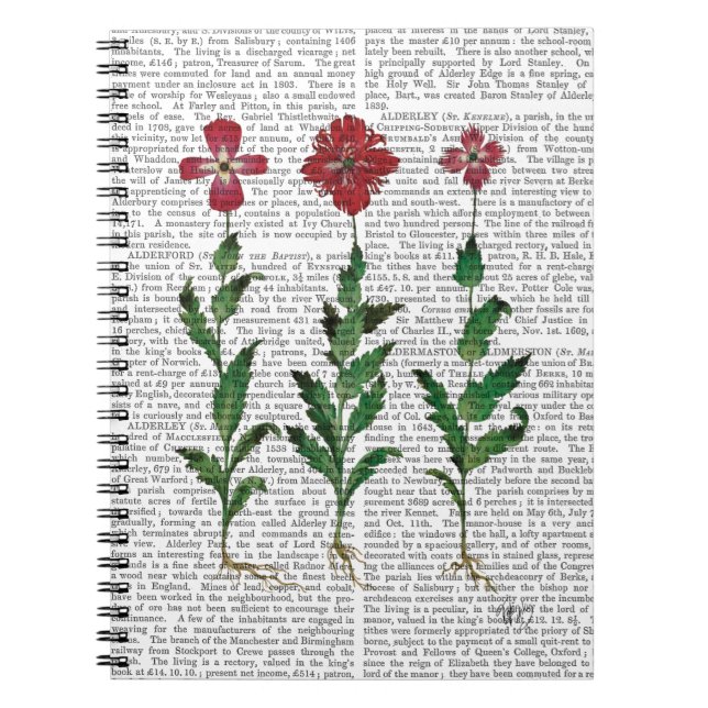 Italienische Nelke 1 Notizblock (Vorderseite)