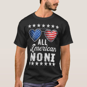 Italienische Oma Amerikanische Unabhängigkeitstag  T-Shirt