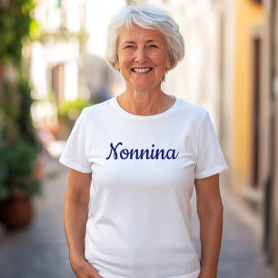 Italienische Oma Großmutter Nonna T-Shirt