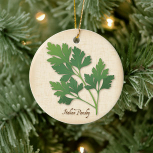 Italienische Parsley Herb Keramikornament
