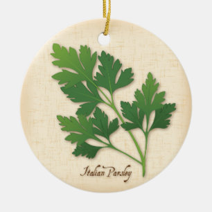 Italienische Parsley Herb Keramikornament