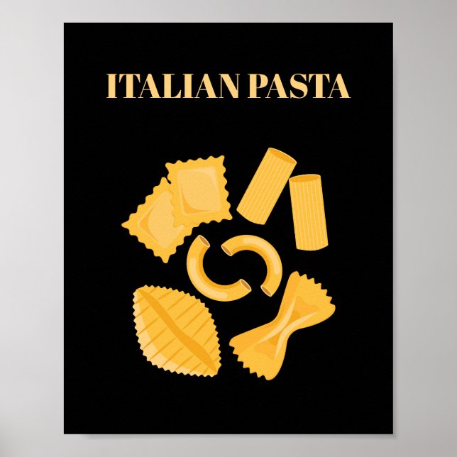 italienische Pasta Poster (Vorne)