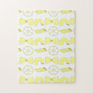 Italienische Pasta Shapes Penne Bowtie Elbow Macar Puzzle