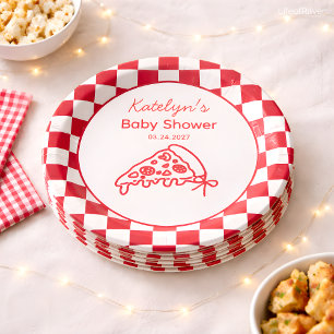 Italienische Pizza-Baby-Party-Papierteller Pappteller