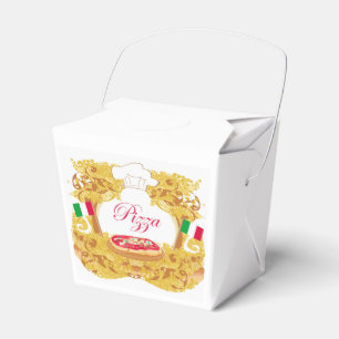 Italienische Pizza Favor Box Geschenkschachtel