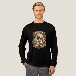 Italienische Pizza-Kochschürze – Vintage Pizza Mak Tri-Blend Shirt