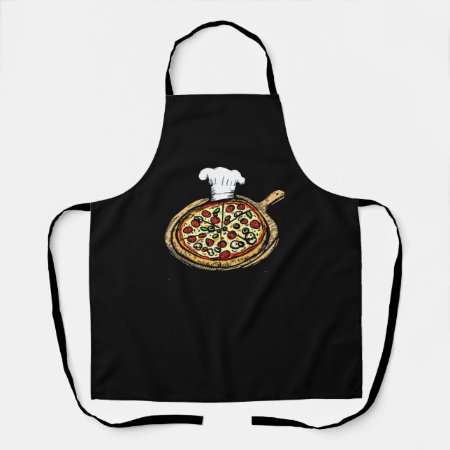 Italienische Pizzeria Pizza Küche oder Restaurant  Schürze (Vorderseite)