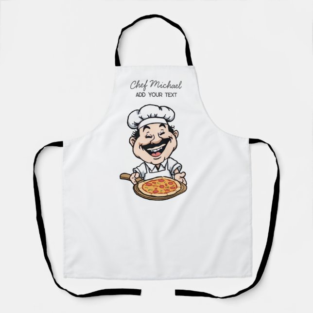 Italienische Pizzeria Pizza Küche oder Restaurant  Schürze (Vorderseite)