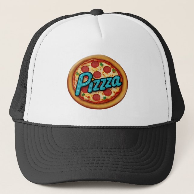 Italienische Pizzeria Pizza Küche oder Restaurant  Truckerkappe (Vorderseite)