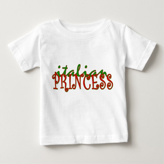 Italienische Prinzessin Baby T-shirt (Vorderseite)