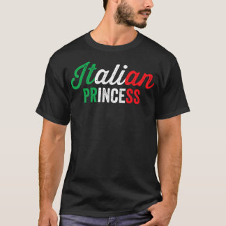 Italienische Prinzessin Funny Italian Girl Italia T-Shirt