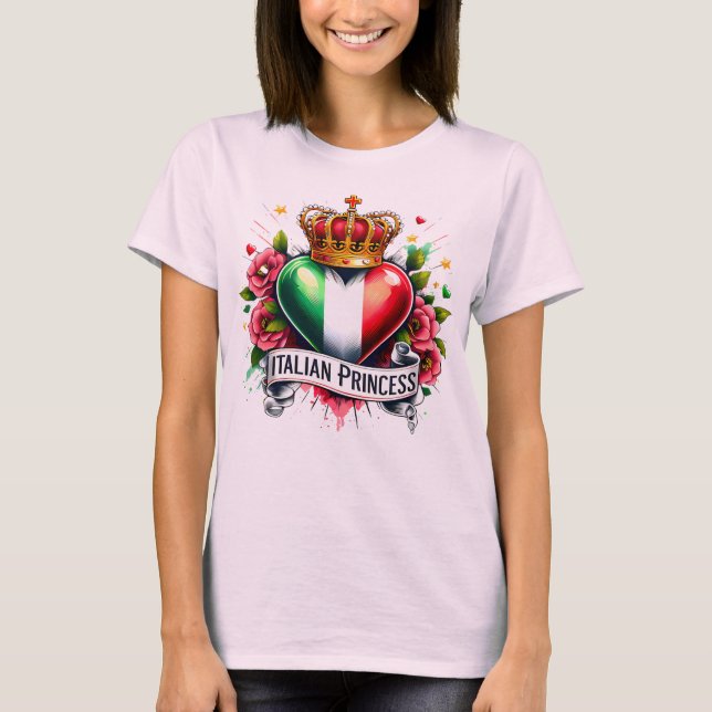 Italienische Prinzessin T-Shirt (Vorderseite)
