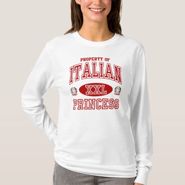 Italienische Prinzessin T-Shirt (Vorderseite)