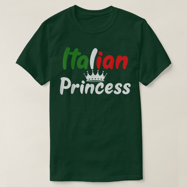 Italienische Prinzessin T-Shirt (Design vorne)