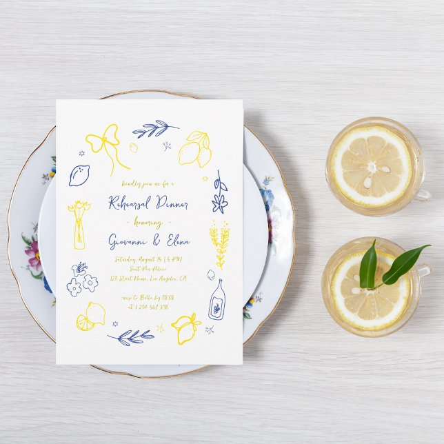 Italienische Probe Abendessen in Handarbeit Einladung (Von Creator hochgeladen)