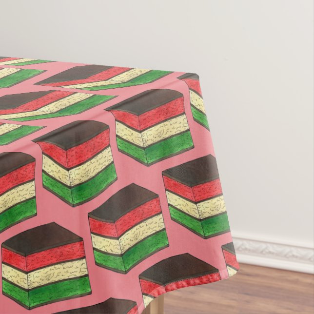 Italienische Rainbow Seven Layer Tricolor Cookie B Tischdecke (Beispiel)