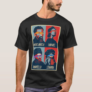 Italienische Renaissance Ninja Artist Leonardo da T-Shirt