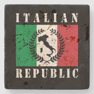 Italienische Republik Steinuntersetzer