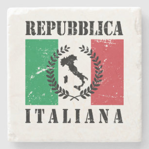 Italienische Republik Steinuntersetzer
