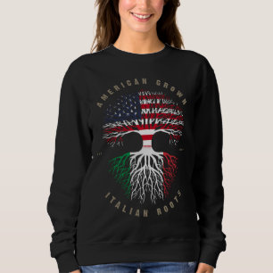 Italienische Roots-Flagge Sweatshirt