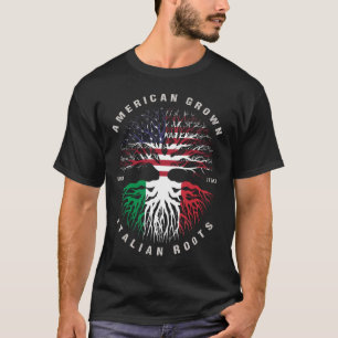 Italienische Roots-Flagge T-Shirt