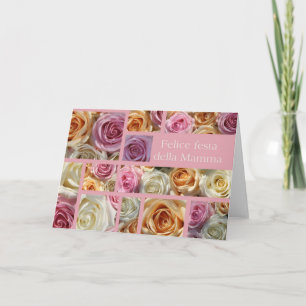 Italienische Rose Karte