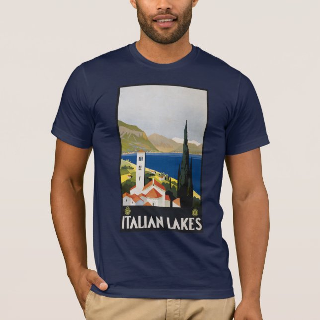 italienische Seen T-Shirt (Vorderseite)