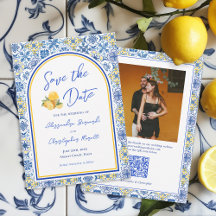 Italienische Sommer-Ziel-Hochzeit QR-Code