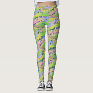 Italienische Sonnenlandschaft Leggings