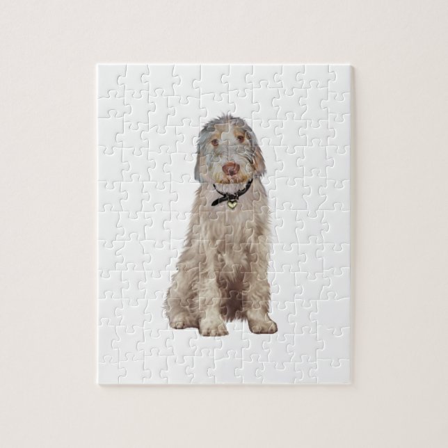 Italienische Spinone (A) - Wheaten Puzzle (Vertikal)