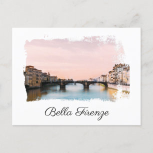 ** Italienische Sprache Firenze Italia AP12 Floren Postkarte