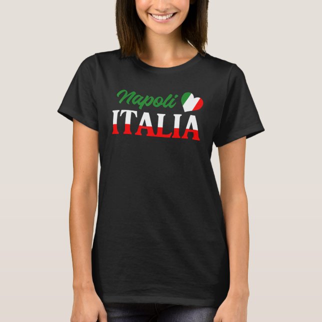 Italienische Stadt Italien Geborene Kultur Niedlic T-Shirt (Vorderseite)
