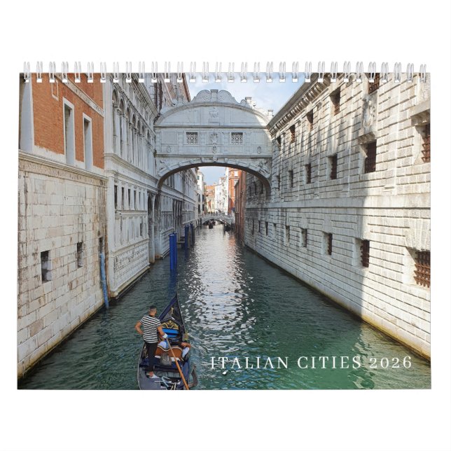 Italienische Städte 2026 Kalender (Titelbild)