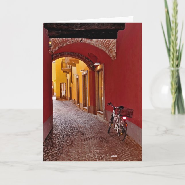 Italienische Straße Karte (Vorderseite)