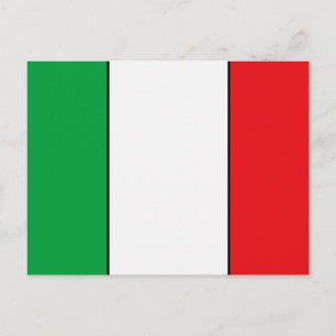 Italienische T - Shirt und Geschenke unter der Fla Postkarte