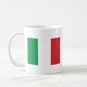 Italienische Tasse mit Flagge